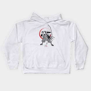 Ukiyo-e Warrior: The Samurai Archer Kids Hoodie